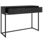 vidaXL Konsolentisch Schwarz 106x35x75 cm Stahl vidaXL Konsolentisch Schwarz 106x35x75 cm Stahl