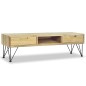 vidaXL TV-Schrank 120 x 35 x 35 cm Teak Massiv vidaXL TV-Schrank 120 x 35 x 35 cm Teak Massiv