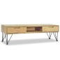 vidaXL TV-Schrank 120 x 35 x 35 cm Teak Massiv vidaXL TV-Schrank 120 x 35 x 35 cm Teak Massiv
