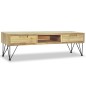 vidaXL TV-Schrank 120 x 35 x 35 cm Teak Massiv vidaXL TV-Schrank 120 x 35 x 35 cm Teak Massiv