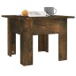 vidaXL Couchtisch Räuchereiche 55x55x42 cm Holzwerkstoff vidaXL Couchtisch Räuchereiche 55x55x42 cm Holzwerkstoff