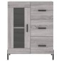 vidaXL Highboard Grau Sonoma 69,5x34x180 cm Holzwerkstoff vidaXL Highboard Grau Sonoma 69,5x34x180 cm Holzwerkstoff