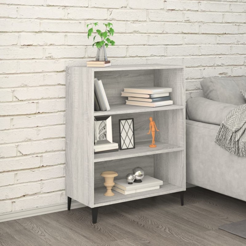 vidaXL Sideboard Grau Sonoma 69,5x32,5x90 cm Holzwerkstoff vidaXL Sideboard Grau Sonoma 69,5x32,5x90 cm Holzwerkstoff