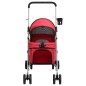 vidaXL Hundewagen Faltbar Rot 76x50x100 cm Oxford-Gewebe vidaXL Hundewagen Faltbar Rot 76x50x100 cm Oxford-Gewebe