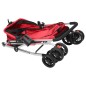 vidaXL Hundewagen Faltbar Rot 76x50x100 cm Oxford-Gewebe vidaXL Hundewagen Faltbar Rot 76x50x100 cm Oxford-Gewebe