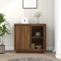 vidaXL Sideboard Braun Eiche 80x40x75 cm vidaXL Sideboard Braun Eiche 80x40x75 cm