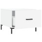 vidaXL Couchtische 2 Stk. Hochglanz-Weiß 50x50x40 cm Holzwerkstoff vidaXL Couchtische 2 Stk. Hochglanz-Weiß 50x50x40 cm Holzwerkstoff