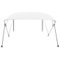 vidaXL 4-Bow Bimini Top Weiß 243x180x137 cm vidaXL 4-Bow Bimini Top Weiß 243x180x137 cm