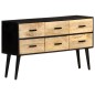 vidaXL Sideboard 110x33x64 cm Massivholz Mango vidaXL Sideboard 110x33x64 cm Massivholz Mango