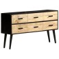 vidaXL Sideboard 110x33x64 cm Massivholz Mango vidaXL Sideboard 110x33x64 cm Massivholz Mango