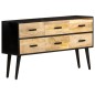 vidaXL Sideboard 110x33x64 cm Massivholz Mango vidaXL Sideboard 110x33x64 cm Massivholz Mango