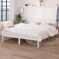 vidaXL Massivholzbett Weiß 120x190 cm vidaXL Massivholzbett Weiß 120x190 cm