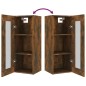 vidaXL Hängeschrank Räuchereiche 34,5x34x90 cm vidaXL Hängeschrank Räuchereiche 34,5x34x90 cm