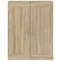 vidaXL Wandschrank Sonoma-Eiche 69,5x32,5x90 cm Holzwerkstoff vidaXL Wandschrank Sonoma-Eiche 69,5x32,5x90 cm Holzwerkstoff