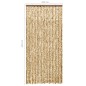 vidaXL Insektenschutz-Vorhang Beige und Braun 100x220 cm Chenille vidaXL Insektenschutz-Vorhang Beige und Braun 100x220 cm Chenille