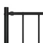vidaXL Zaunfeld mit Pfosten Pulverbeschichteter Stahl 1,7 x 1,25 m vidaXL Zaunfeld mit Pfosten Pulverbeschichteter Stahl 1,7 x 1,25 m