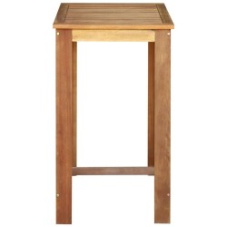 vidaXL Bartisch Akazienholz Massiv 60 x 60 x 105 cm