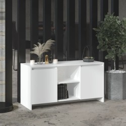 vidaXL TV-Schrank Weiß 102x37,5x52,5 cm Holzwerkstoff