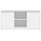 vidaXL TV-Schrank Weiß 102x37,5x52,5 cm Holzwerkstoff vidaXL TV-Schrank Weiß 102x37,5x52,5 cm Holzwerkstoff