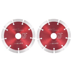 vidaXL Diamant-Trennscheiben 2 Stk. Stahl 125 mm