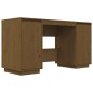 vidaXL Schreibtisch Honigbraun 140x50x75 cm Massivholz Kiefer vidaXL Schreibtisch Honigbraun 140x50x75 cm Massivholz Kiefer