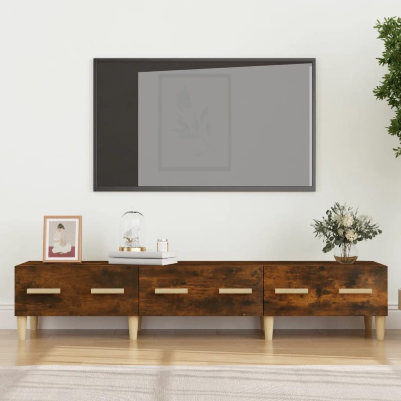 vidaXL TV-Schrank Räuchereiche 150x34,5x30 cm Holzwerkstoff vidaXL TV-Schrank Räuchereiche 150x34,5x30 cm Holzwerkstoff