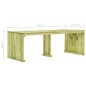 vidaXL Gartentisch 220x101,5x80 cm Kiefernholz Imprägniert vidaXL Gartentisch 220x101,5x80 cm Kiefernholz Imprägniert