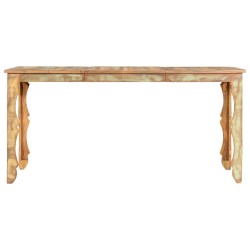 vidaXL Esstisch 160×80×76 cm Recyceltes Massivholz 