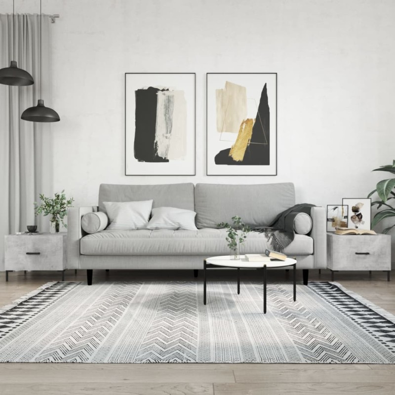 vidaXL Couchtische 2 Stk. Betongrau 50x50x40 cm Holzwerkstoff vidaXL Couchtische 2 Stk. Betongrau 50x50x40 cm Holzwerkstoff