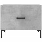 vidaXL Couchtische 2 Stk. Betongrau 50x50x40 cm Holzwerkstoff vidaXL Couchtische 2 Stk. Betongrau 50x50x40 cm Holzwerkstoff