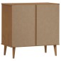 vidaXL Schubladenschrank MOLDE Braun 80x40x80 cm Massivholz Kiefer vidaXL Schubladenschrank MOLDE Braun 80x40x80 cm Massivholz Kiefer