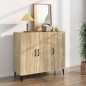 vidaXL Sideboard Sonoma-Eiche 90x34x80 cm Holzwerkstoff vidaXL Sideboard Sonoma-Eiche 90x34x80 cm Holzwerkstoff