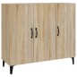 vidaXL Sideboard Sonoma-Eiche 90x34x80 cm Holzwerkstoff vidaXL Sideboard Sonoma-Eiche 90x34x80 cm Holzwerkstoff