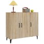 vidaXL Sideboard Sonoma-Eiche 90x34x80 cm Holzwerkstoff vidaXL Sideboard Sonoma-Eiche 90x34x80 cm Holzwerkstoff
