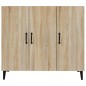 vidaXL Sideboard Sonoma-Eiche 90x34x80 cm Holzwerkstoff vidaXL Sideboard Sonoma-Eiche 90x34x80 cm Holzwerkstoff