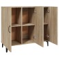 vidaXL Sideboard Sonoma-Eiche 90x34x80 cm Holzwerkstoff vidaXL Sideboard Sonoma-Eiche 90x34x80 cm Holzwerkstoff
