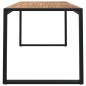 vidaXL Gartentisch mit Beinen in U-Form 140×80×75 cm Massivholz Akazie vidaXL Gartentisch mit Beinen in U-Form 140×80×75 cm Massivholz Akazie
