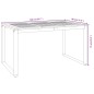 vidaXL Gartentisch mit Beinen in U-Form 140×80×75 cm Massivholz Akazie vidaXL Gartentisch mit Beinen in U-Form 140×80×75 cm Massivholz Akazie