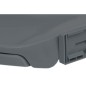 vidaXL Toilettensitz mit Absenkautomatik Grau Oval vidaXL Toilettensitz mit Absenkautomatik Grau Oval
