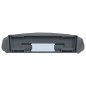 vidaXL Toilettensitz mit Absenkautomatik Grau Oval vidaXL Toilettensitz mit Absenkautomatik Grau Oval