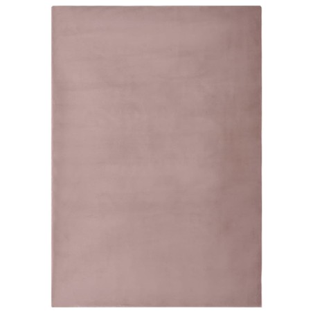 vidaXL Teppich Kunstkaninchenfell 180x270 cm Altrosa