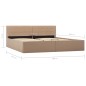 Stauraumbett Hydraulisch Cappuccino-Braun Kunstleder 180×200 cm Stauraumbett Hydraulisch Cappuccino-Braun Kunstleder 180×200 cm
