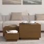 vidaXL Aufbewahrungsboxen mit Deckeln 3 Stk. Braun Massivholz Kiefer vidaXL Aufbewahrungsboxen mit Deckeln 3 Stk. Braun Massivholz Kiefer