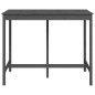 vidaXL Bartisch Grau 140x80x110 cm Massivholz Kiefer vidaXL Bartisch Grau 140x80x110 cm Massivholz Kiefer