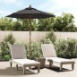 vidaXL Sonnenschirm mit Holzmast Schwarz 196x231 cm vidaXL Sonnenschirm mit Holzmast Schwarz 196x231 cm