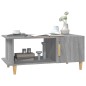 vidaXL Couchtisch Grau Sonoma 90x50x40 cm Holzwerkstoff vidaXL Couchtisch Grau Sonoma 90x50x40 cm Holzwerkstoff