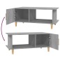 vidaXL Couchtisch Grau Sonoma 90x50x40 cm Holzwerkstoff vidaXL Couchtisch Grau Sonoma 90x50x40 cm Holzwerkstoff