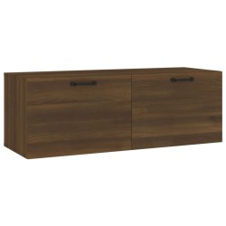 vidaXL Wandschrank Braun Eichen-Optik 100x36,5x35 cm Holzwerkstoff