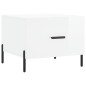 vidaXL Couchtische 2 Stk. Hochglanz-Weiß 50x50x40 cm Holzwerkstoff vidaXL Couchtische 2 Stk. Hochglanz-Weiß 50x50x40 cm Holzwerkstoff