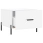 vidaXL Couchtische 2 Stk. Hochglanz-Weiß 50x50x40 cm Holzwerkstoff vidaXL Couchtische 2 Stk. Hochglanz-Weiß 50x50x40 cm Holzwerkstoff